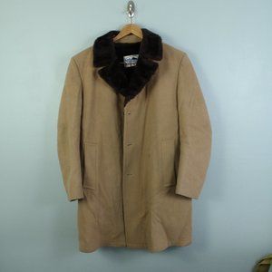 vintage 70s made in usa double breasted wool coat